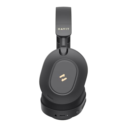 Havit H668BT ANC Bluetooth Kulaküstü Kulaklık - 80 Saat, Anc, Çift Cihaz Desteği, Hi-Res Audio (Siyah)