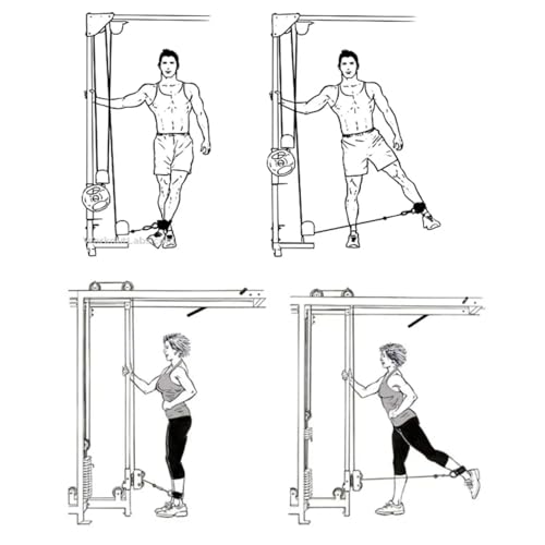 Spor Byfit D Halkalı Ayak ve El Bileği için Ağırlık Çekiş Kayışı (Pembe)