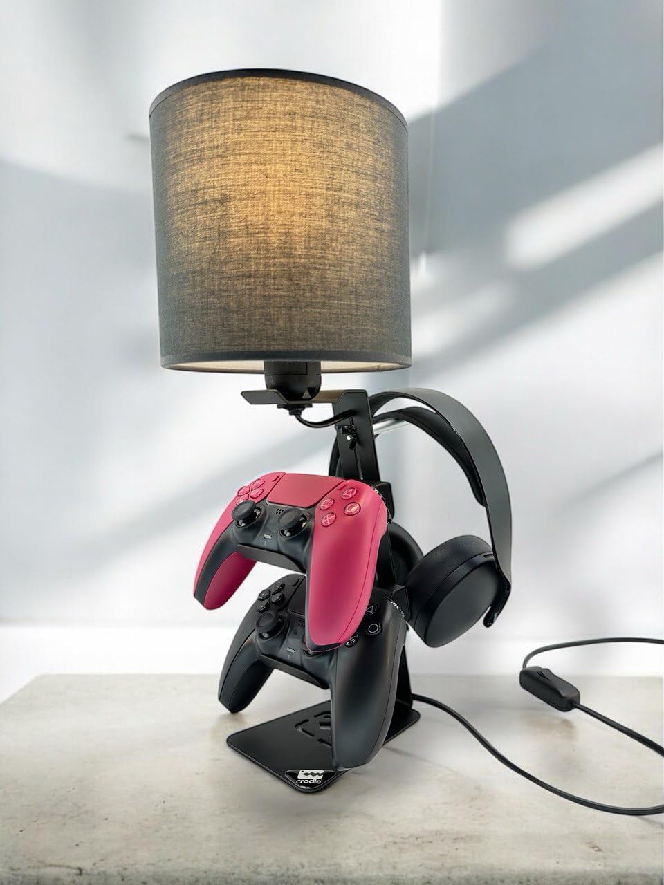 Dualsense Kulaklık Standı ve Masaüstü Ayarlanabilir RGB Kumandalı Masa Lambası Ps5 Xbox Ps4 Aksesuar