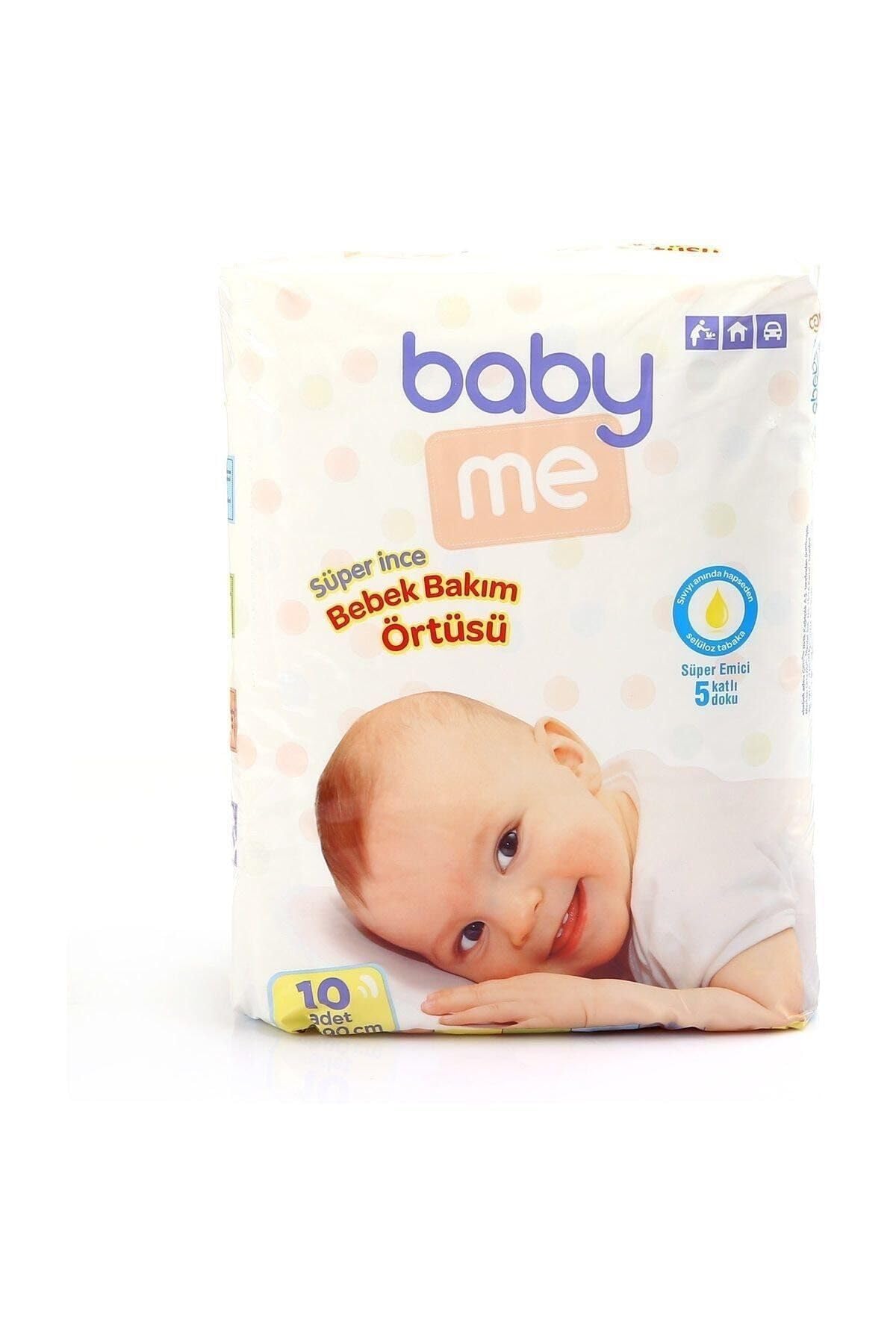 Baby&Me Süper Ince Alt Değiştirme Örtüsü 10 Adet 60x90 Bae-20029,
