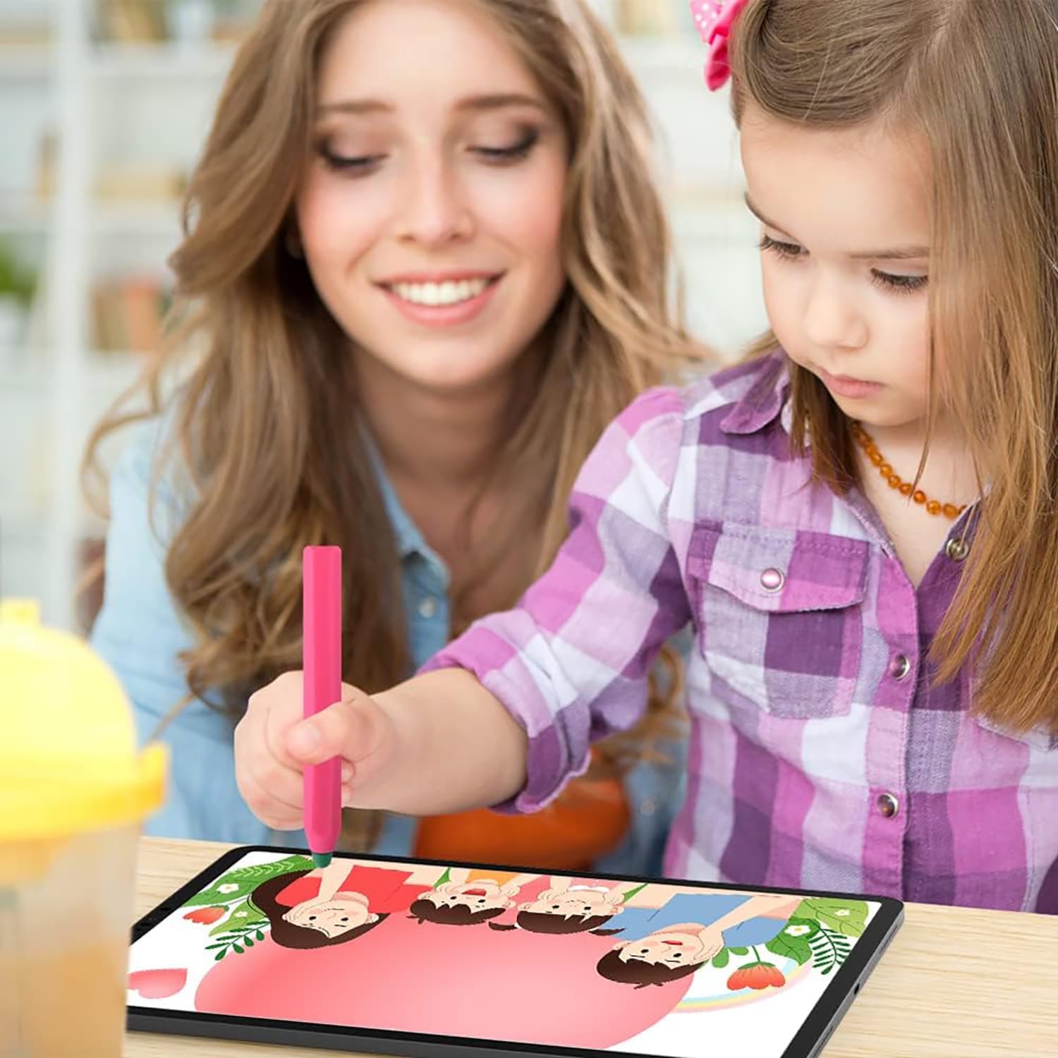 NovStrap Akıllı Tahta Kalemi Stylus Dokunmatik Tablet Kalemi 3 Adet Kalem + 6 Adet Yedek Uç