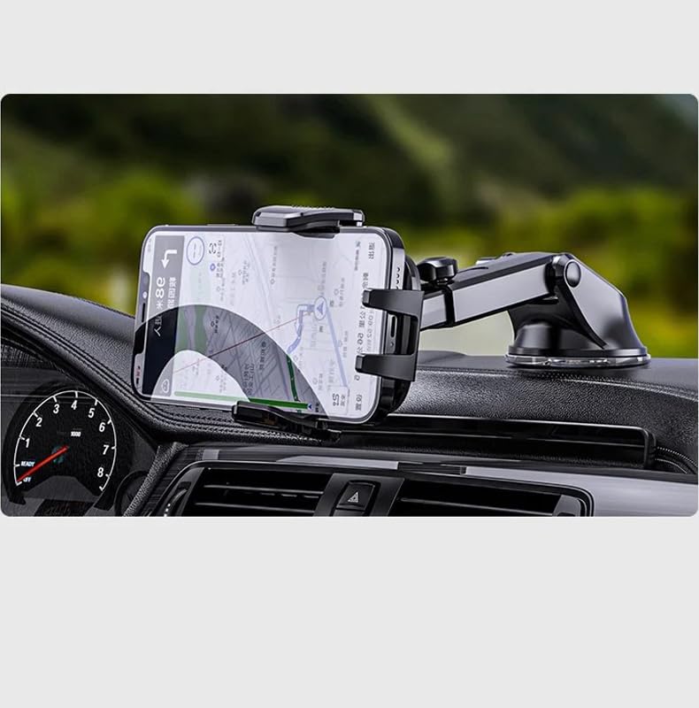 Coverzone Araç Içi Torpido Üzeri Takılabilen Cep Telefonu Tutucu Dayanıklı Alaşım Yapılı Ön Cam Telefon Tutacağı Universal Araba Telefon Tutucu Y04-G (Y04-G)