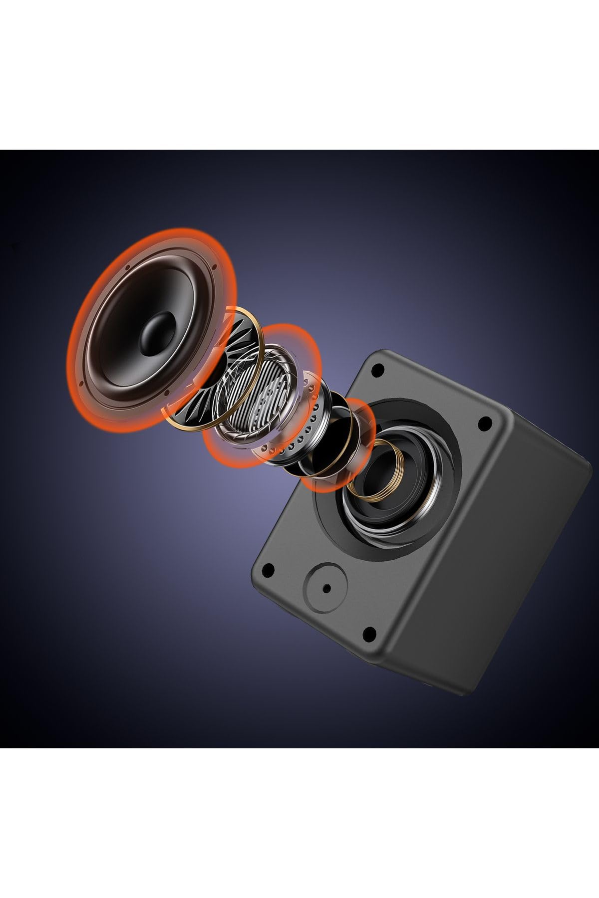 Meetion | SP2011 | Siyah | RGB Aydınlatmalı Hoparlör | 2.0 Ses Sistemi | 3.5mm + USB Bağlantı