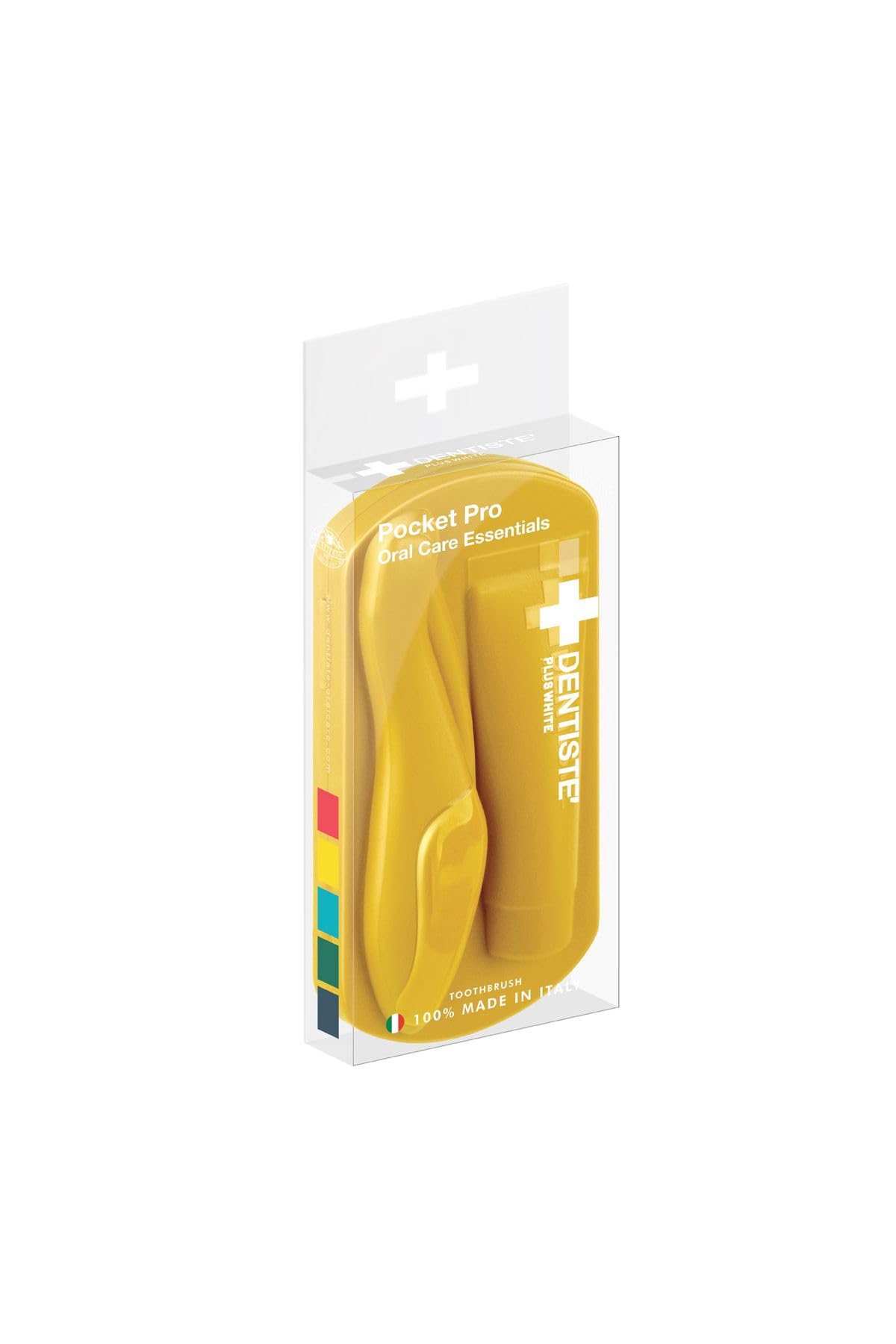 DENTISTE' Pocket Pro Susuz Fırçalama Seyahat Seti (Sarı)