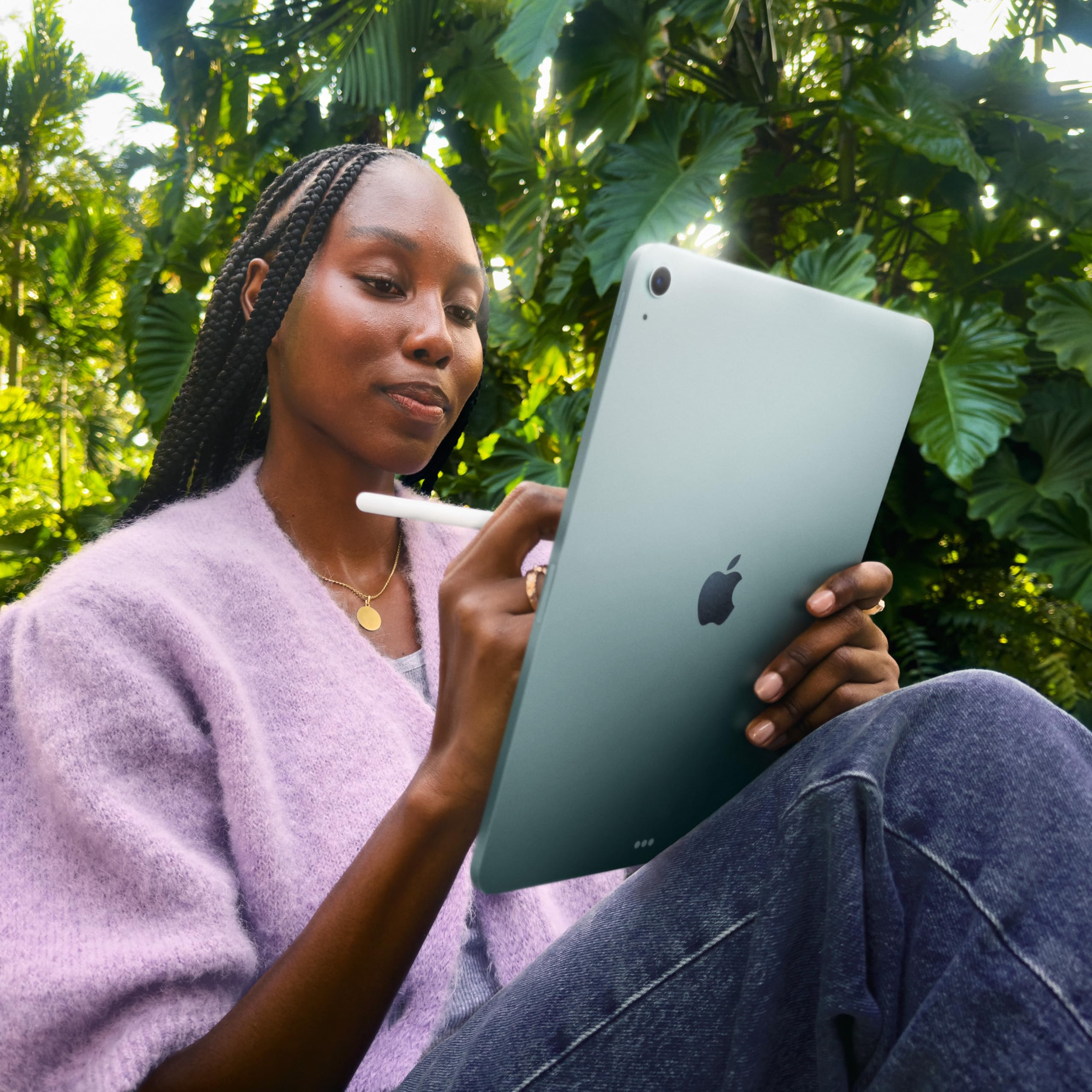 Apple M3 çipli 11 inç iPad Air: Liquid Retina Ekran, 128 GB, 12 MP Ön/Arka Kamera, Wi-Fi 6E, Touch ID, Tüm Gün Süren Pil Ömrü — Uzay Grisi