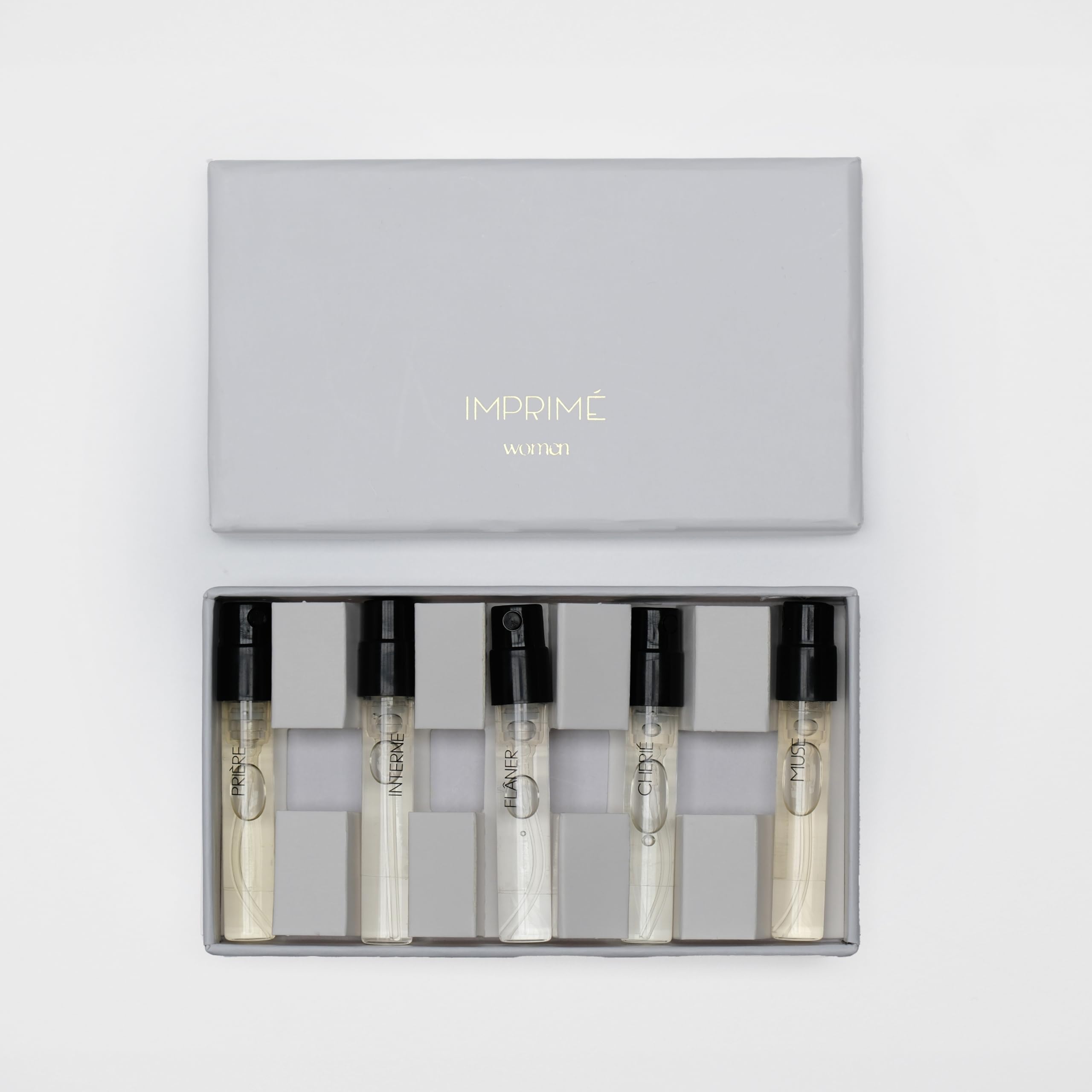 Imprimé Mini Parfüm Kadın Deneme Seti 5 X 2 ml (Muse, Cherie, Priere, Interne ve Flaner)