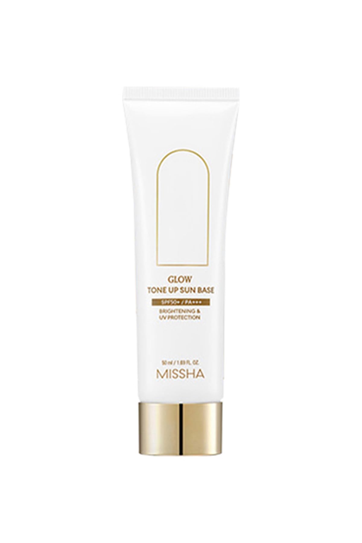 MISSHA Pürüzsüz, Aydınlık ve Işıltılı Görünüm Sunan Makyaj Bazı 50 mililitre Glow Tone Up Sun Base SPF50 PA