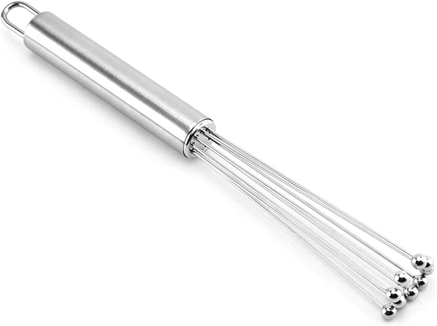 Orret Home Paslanmaz Çelik Boncuk Çırpıcı – Ergonomik Tasarım, Dayanıklı ve Pratik Mutfak Çırpma Teli, Yumurta, Süt, Krema, Sos, Hamur Karıştırıcı, Profesyonel ve Ev Kullanımı İçin (30 Cm)