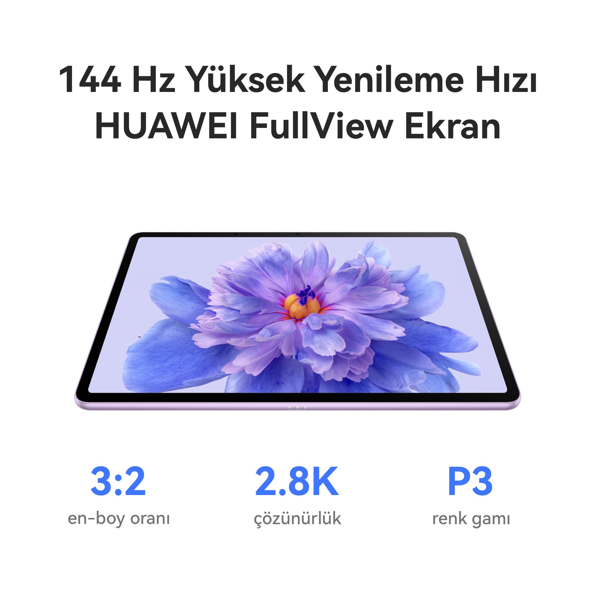 HUAWEI MatePad 11.5S PaperMatte Edition 8GB+256GB Tablet, Nearlink ile Güçlendirilmiş M-Pencil ile Uyumlu, Çıkarılabilir Klavye, 2.8K HUAWEI FullView Ekran, 144 Hz Yenileme Hızı, Şarj Aletsiz,Gri