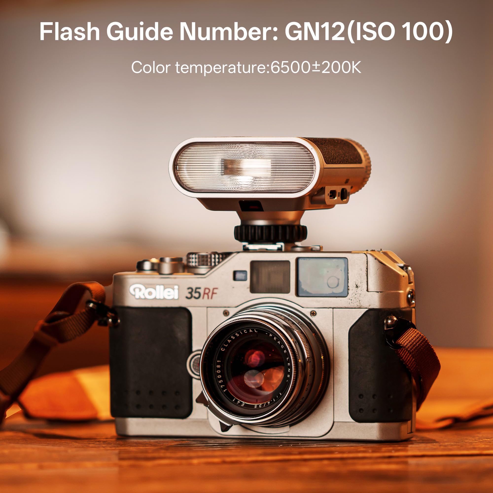 VILTROX Vintage Z1 Retro Kamera Flaşı - DSLR ve Aynasız Kameralar için Sıcak Ayakkabı Speedlite, Tip-C Hızlı Şarj, Ayarlanabilir Parlaklık, Çıkarılabilir Softbox, Taşınabilir Fotoğraf Aydınlatması