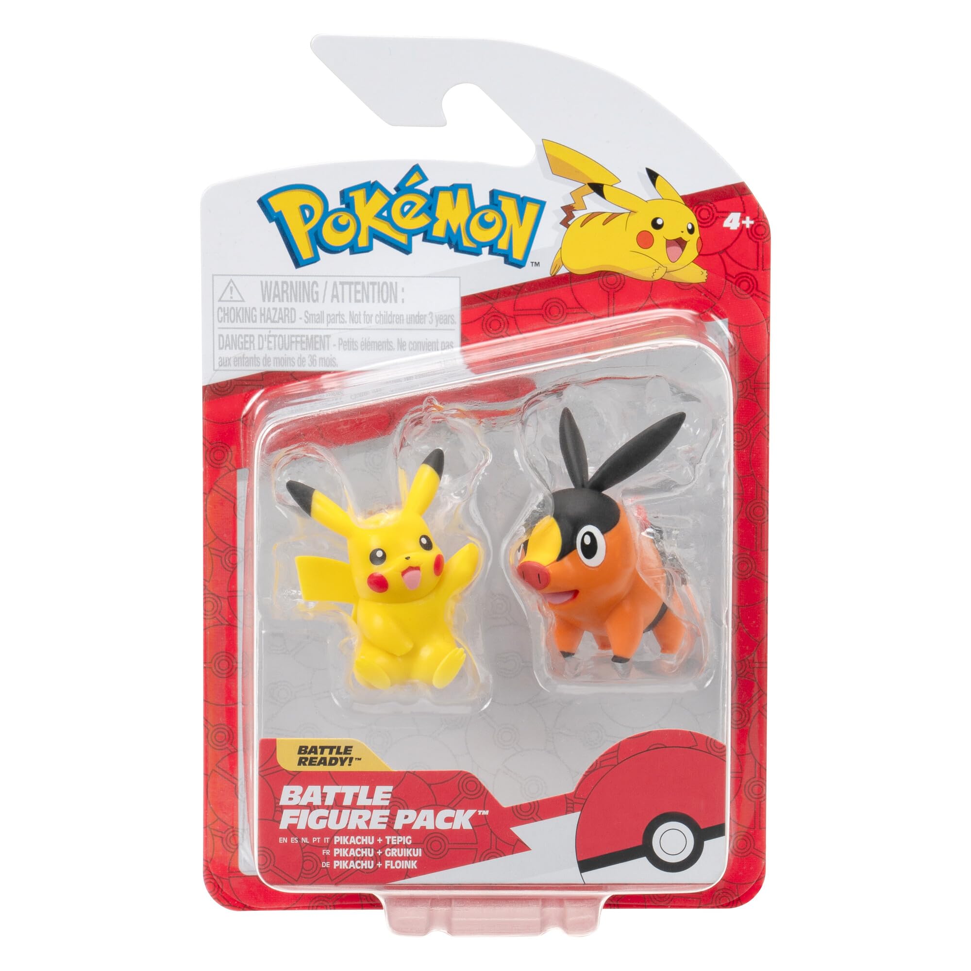 Pokemon Battle 2'li Figür Seti Pikachu & Tepig