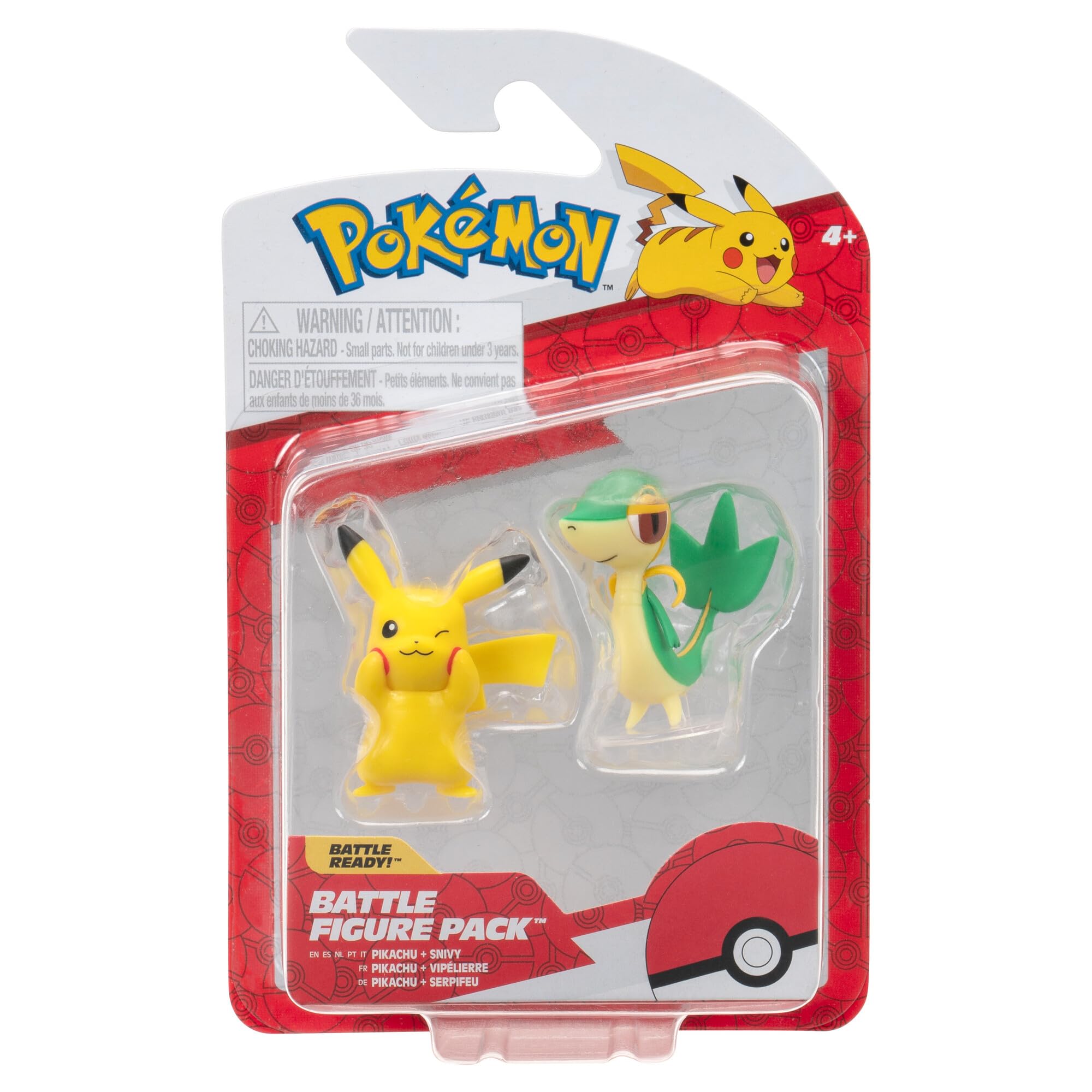 Pokemon Battle 2'li Figür Seti Pikachu & Snivy