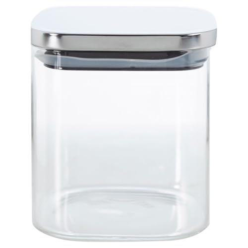 Deconox 450ml Sızdırmaz Vakumlu Metal Kapaklı Borosilikat Cam Kavanoz – Hava Geçirmez & Dayanıklı Gıda Saklama Kabı (10cm x 10cm)