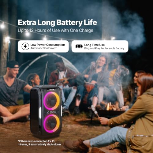 ttec Carnival Pro 120W Taşınabilir Kablosuz Bluetooth Parti Hoparlörü - 2BH11S