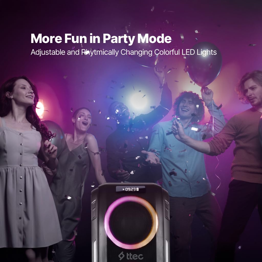 ttec Carnival Pro 120W Taşınabilir Kablosuz Bluetooth Parti Hoparlörü - 2BH11S