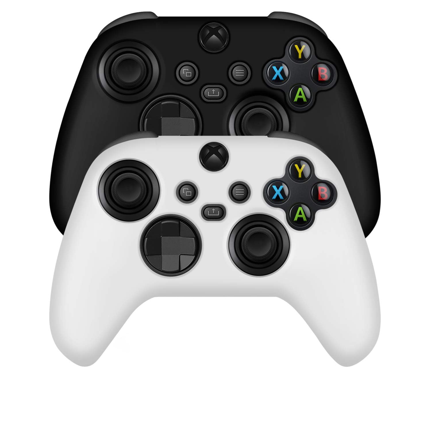 Xbox Series S/X Controller için Silikon Kılıf | Controller için Kılıf Kaymaz Koruyucu (Siyah)