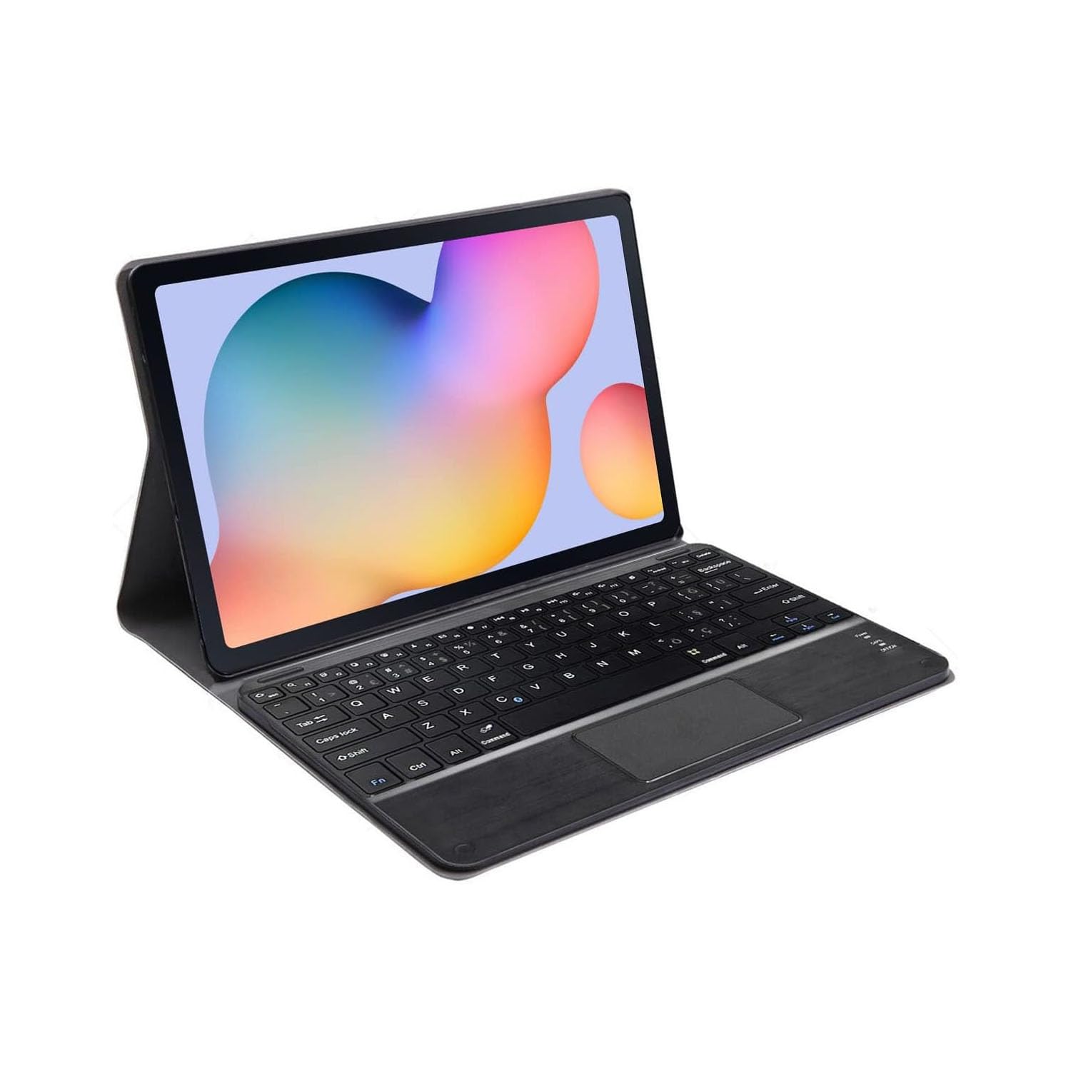 Microcase Samsung Galaxy Tab S10 Ultra Tablet için Bluetooth Touchpad Klavye + Standlı Kılıf - BKK18