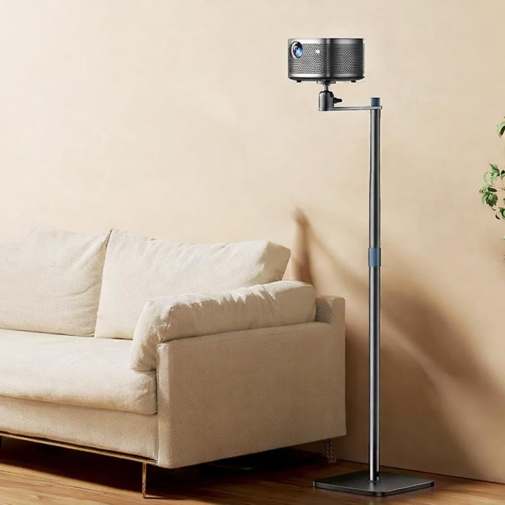 Coverzone Profesyonel Yatak, Koltuk Arkası veya Masaüstü Montaj Projeksiyon Stant, Kamera ve Fotoğraf Makinesi Standı 80-160cm Ayarlanabilir Uzunluk TY-L02 Pro (TY-L02 Pro)