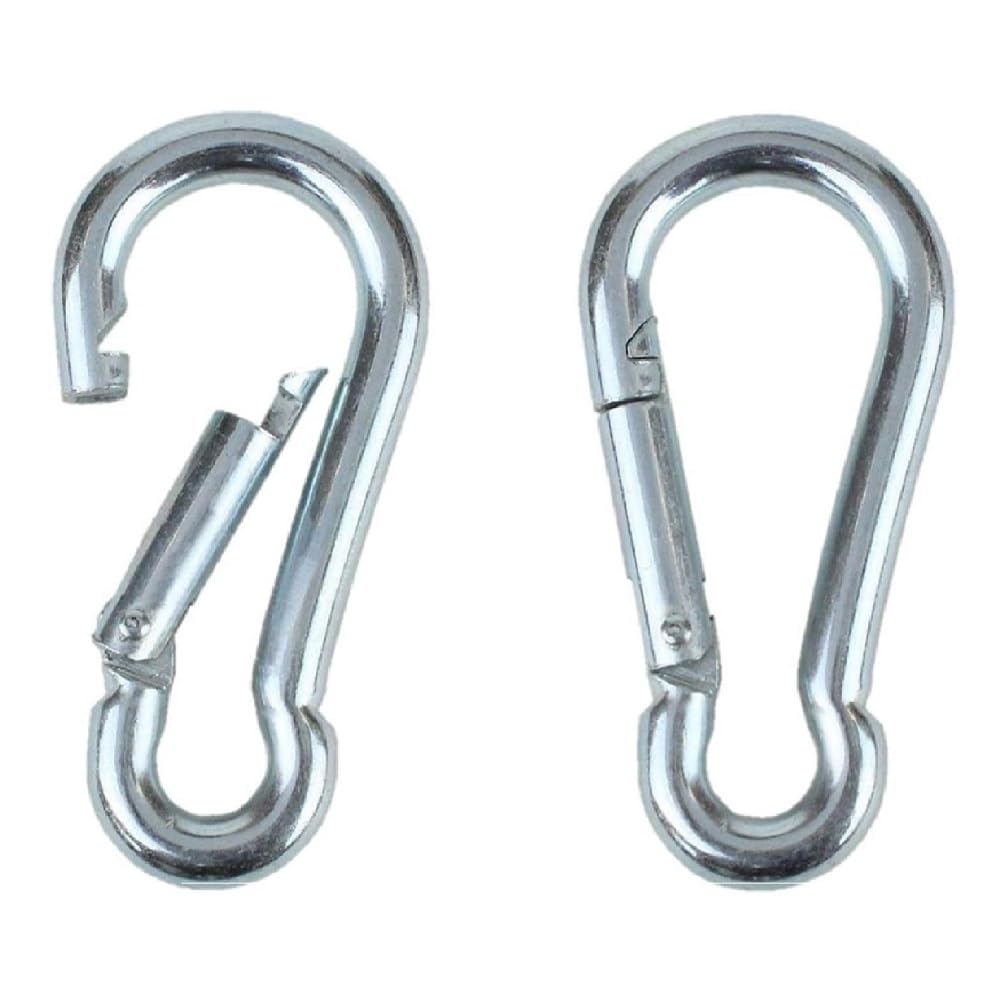 Karabina Yaylı M6 mm Galvaniz Kaplama Krom Kaplama Emniyet Güvenlik Ekipmanı 5 Adet