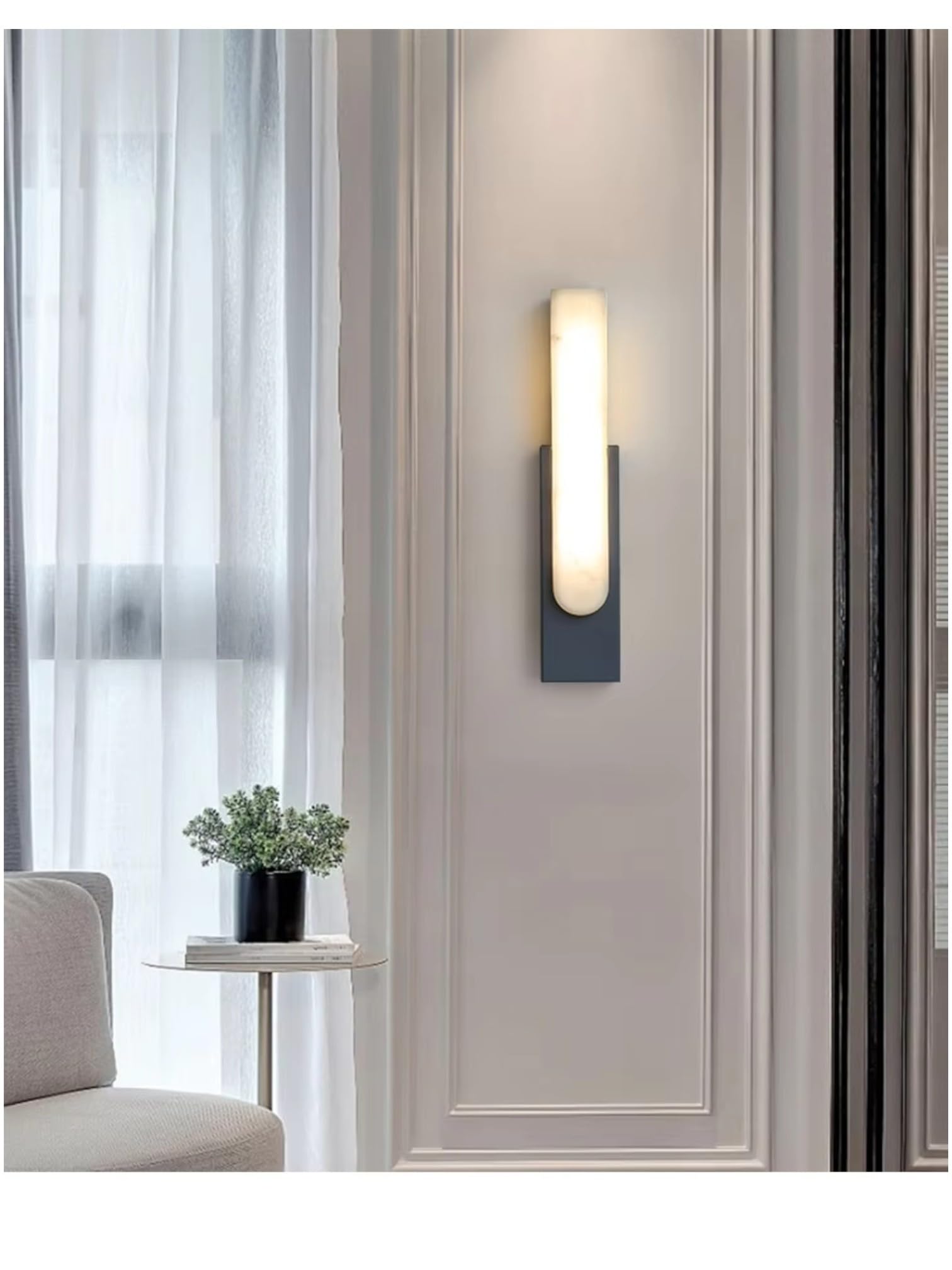 Ucuz Geldi Dekoratif LED Aplik, Çift Yönlü, 10W, 3200K Gün Işığı, Siyah, Çift Yönlü Işık Led Duvar A