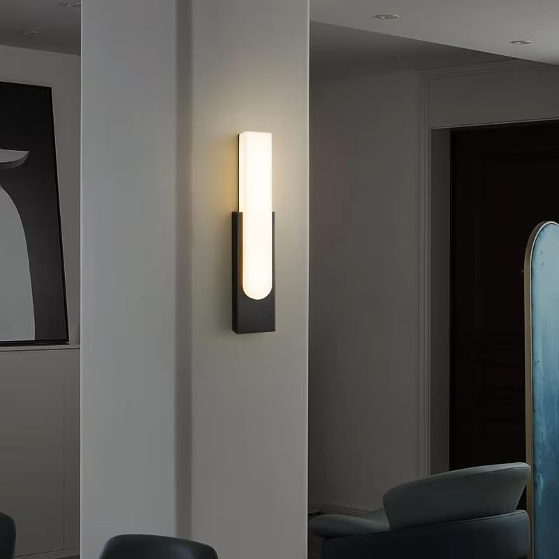Ucuz Geldi Dekoratif LED Aplik, Çift Yönlü, 10W, 3200K Gün Işığı, Siyah, Çift Yönlü Işık Led Duvar A