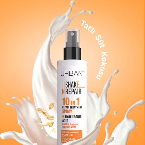 Urban Care Shake N Repair 10-in-1 Onarıcı Etkili Durulanmayan Saç Bakım Spreyi, 200 Mililitre, Vegan