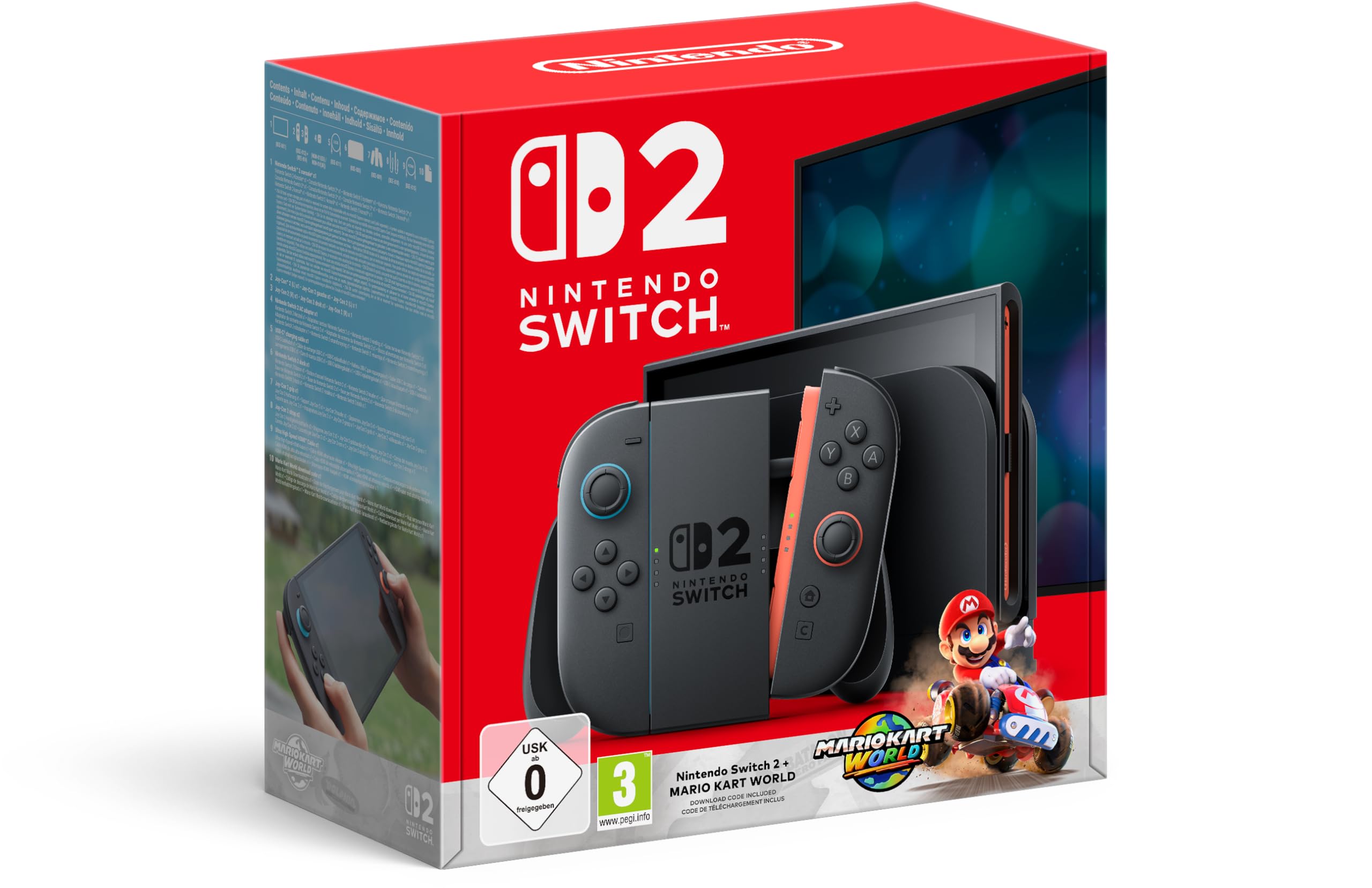 NINTENDO SWITCH 2 KONSOL MARIO KART WORLD PAKETİ