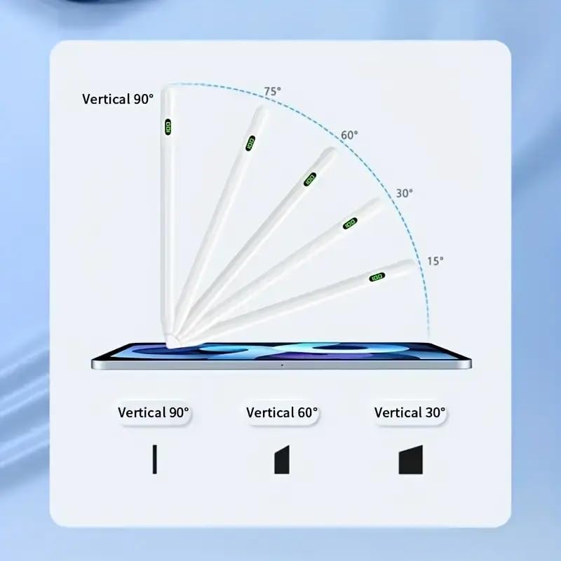 NetDriect IPad stylus Tabletler Için Dokunmatik Kalem Avuç içi Reddetmei Eğim Özelliği Aktif Kalem Özel Yazı Çizim Kalemi Uyumlu iPad Pro/iPad Mini/iPad Air Dijital Ekran ile Birlikte