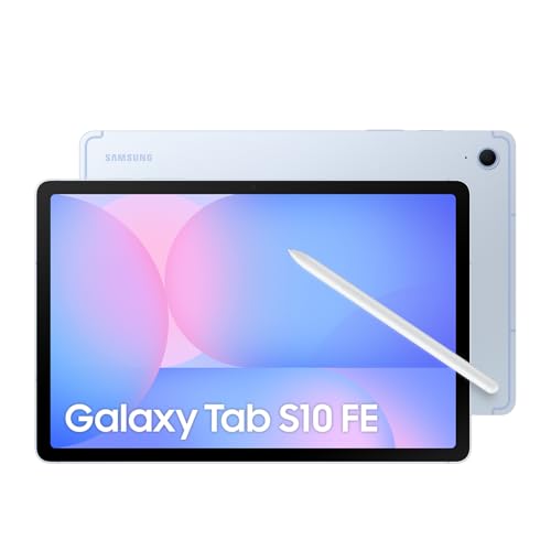 Samsung Galaxy Tab S10 FE, Wi-Fi Android Tablet, 8GB RAM, 128GB Depolama, 10.9 İnç, 90Hz Ekran, S Pen Dahil, IP68, 8000mAh Batarya, Mavi (Samsung Türkiye Garantili)