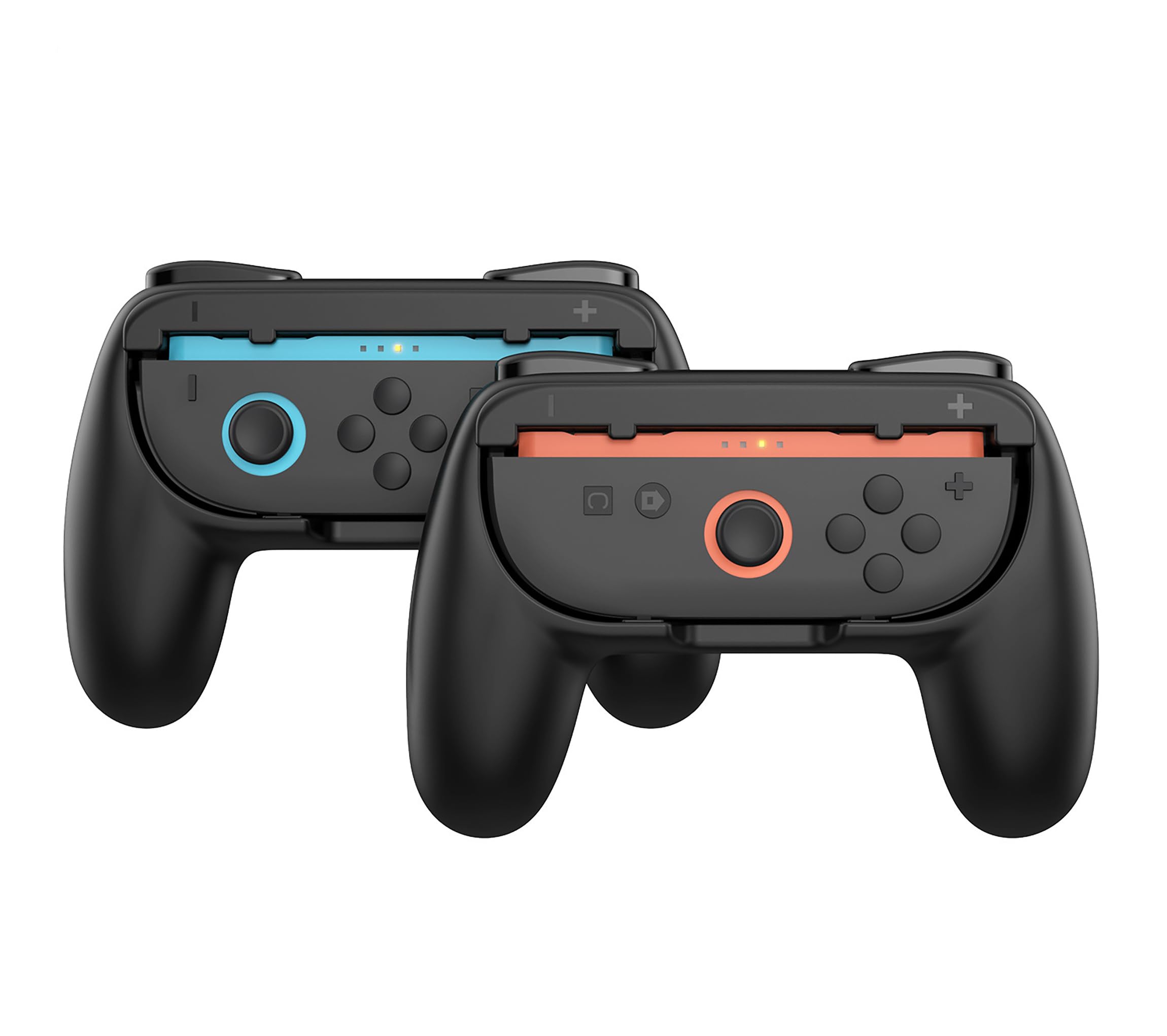 DOBE FOMIS ELECTRONICS Grips for Nintendo Switch2 Joy-Con, Left and right handle grip for Switch2 Joy Cons Controller, 2 Pack (Black)