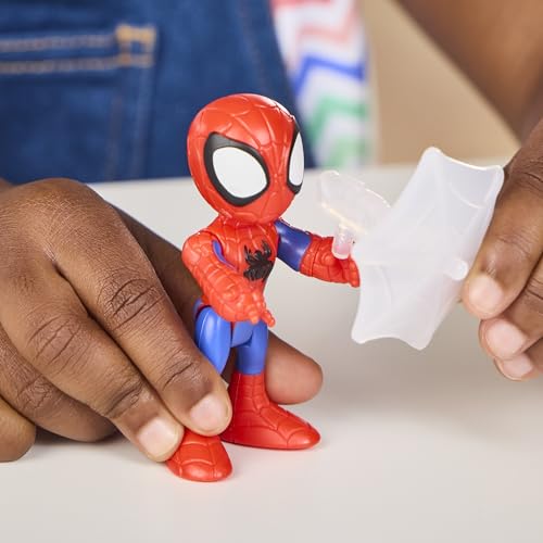 Marvel Spidey and His Amazing Friends Spidey Web Crawler Aksiyon Figürü ve Oyuncak Araba