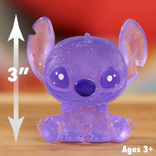 Just Play Disney Stitch Koleksiyonu 5 cm Parıltılı Figür Koleksiyonu, Sürpriz Paket, 3 Yaş Erkek ve Kız Çocukları için Oyuncaklar