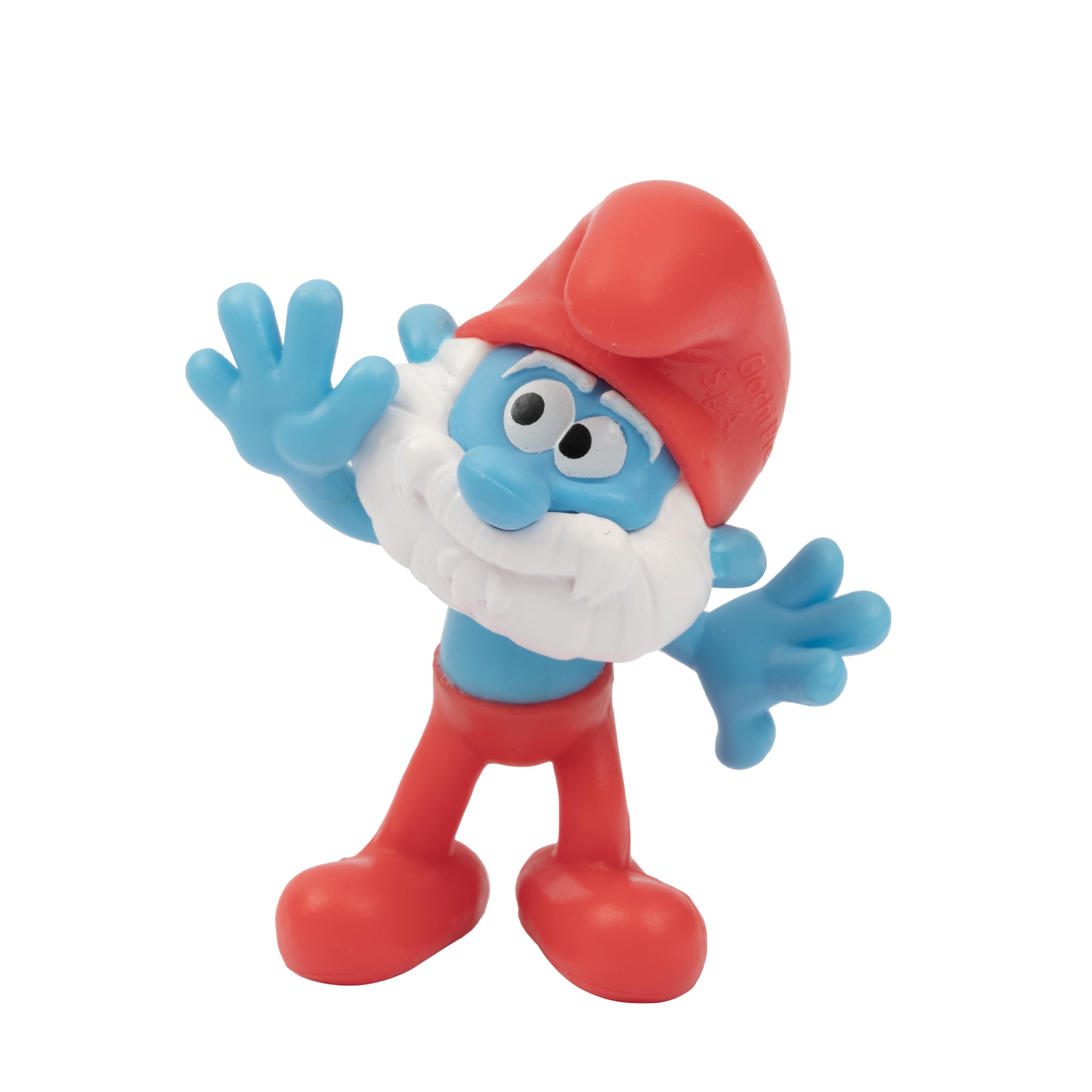 The SMURFS I PUFFI - 3 yaşından büyük çocuklar için baloncuklu 6 şirin, ateşböceği, büyük şirin, çiftçi, gargamel ve huş ağacı 5,5 cm içeren set