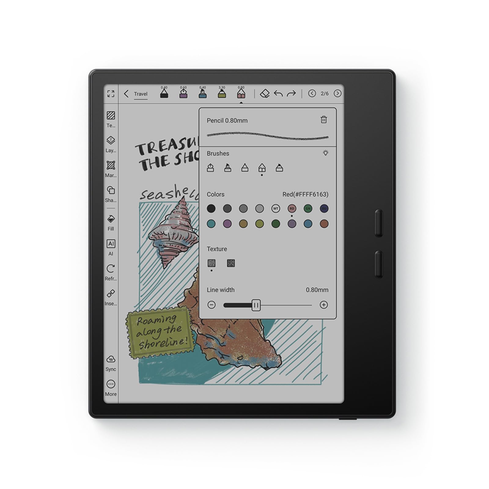 BOOX Tablet Go Color 7 Gen II E Mürekkep Tablet 4G 64G Destek Aktif Stylus InkSense (Siyah)