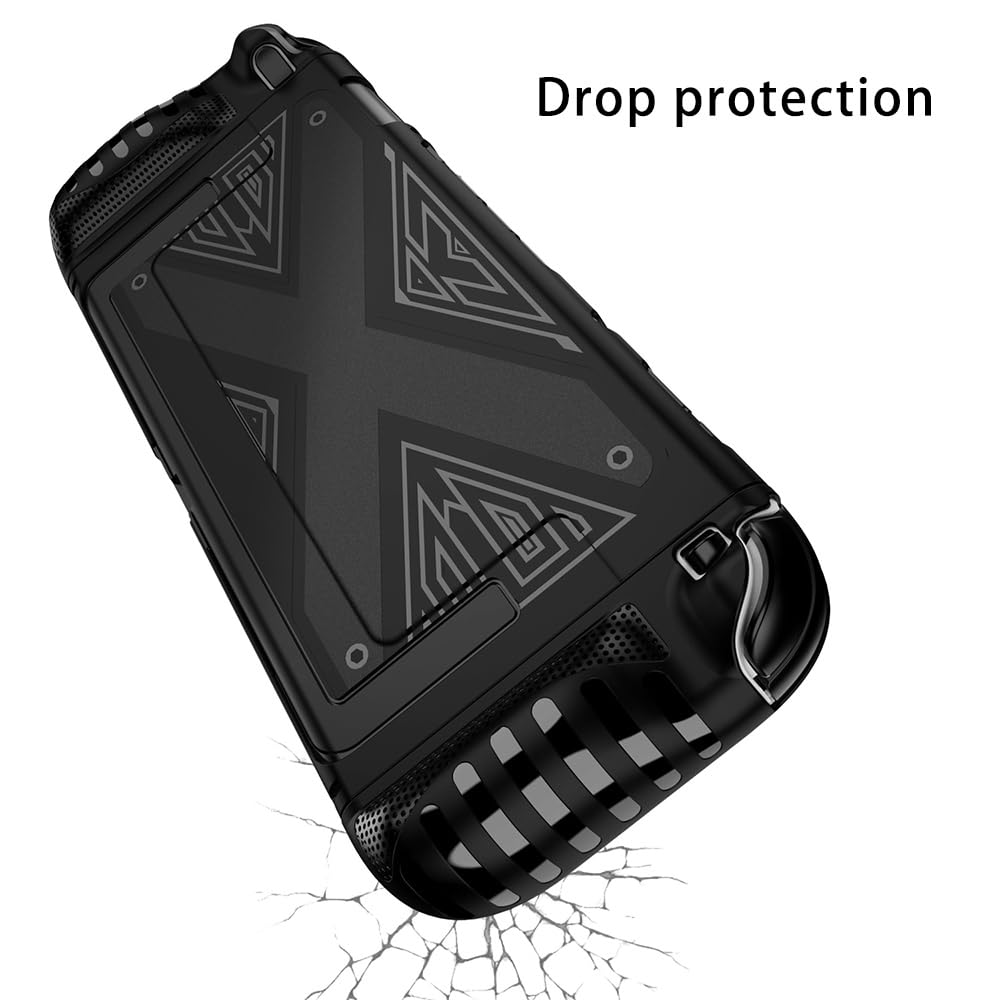 QJONSIU Nintendo Switch 2 için Kılıf, Kickstand ile Yumuşak TPU Kılıf, Nintendo Switch 2 için Çizilmez Koruyucu Case-Beyaz
