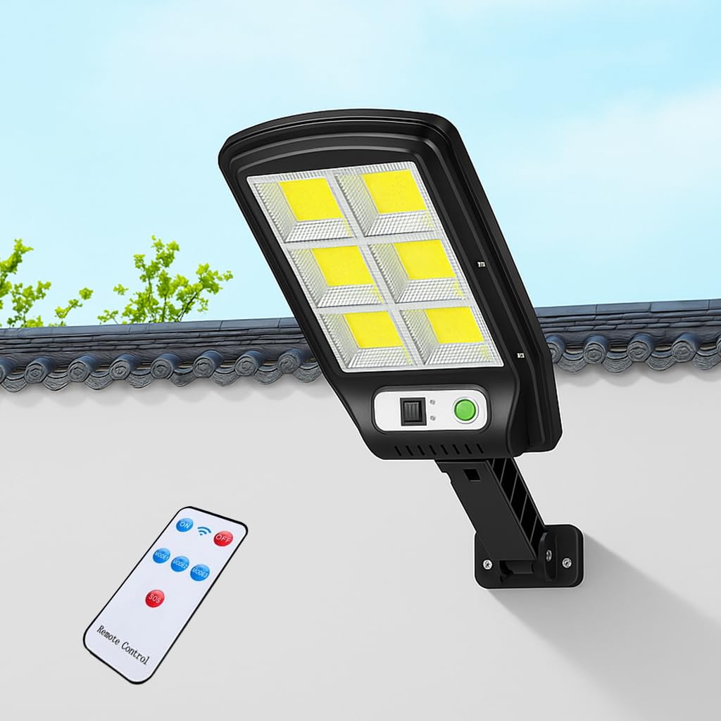 Coverzone Uzaktan Kumandalı Solar Enerjili Bahçe Işıklandırmak için Lamba Dış Mekan Işık Uygun Güneş Enerjili Aydınlatma Piknik Kamp Tatil için Bahçe, Veranda, Havuz Kenarı Aydınlatması SSL-1