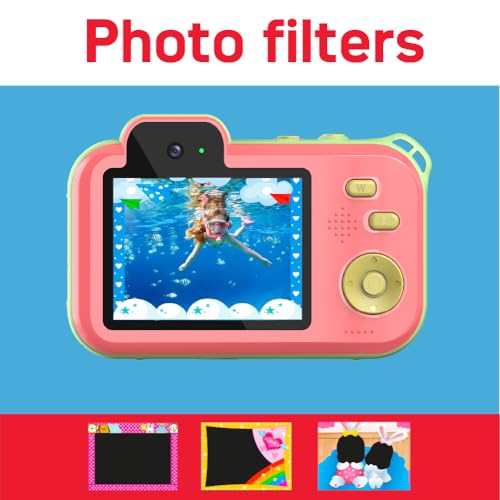 AgfaPhoto Realikids Cam Waterproof 2 Waterproof Dijital Fotoğraf Makinesi 12MP, 2.7K Video, Lityum Pil, CMOS Sensör, 3 inç LCD Ekran