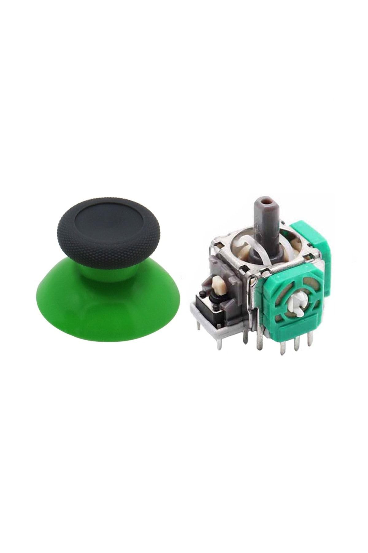 Xbox One Analog Motor Topuz Seti 1+1 One - One S/x - Series S/x Uyumlu Siyah Yeşil