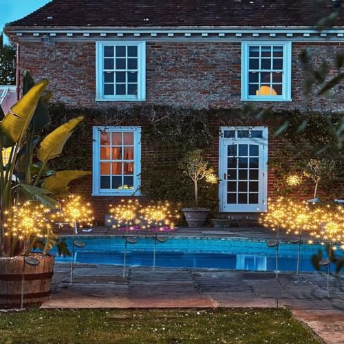 Coverzone Solar Enerjili Işık Bahçe Işıklandırmak için Lamba Dış Mekan Işık Uygun Güneş Enerjili Aydınlatma Piknik Kamp Tatil için Bahçe, Veranda, Havuz Kenarı Aydınlatması SB-120L