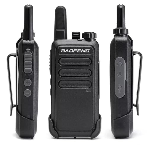 Valkyrie Baofeng 2 Adet BF-R5 El Telsizi Seti - Çift Kulaklık 2li Set Lisanssız Şarjlı 16 Kanal Vox Telsiz Seti