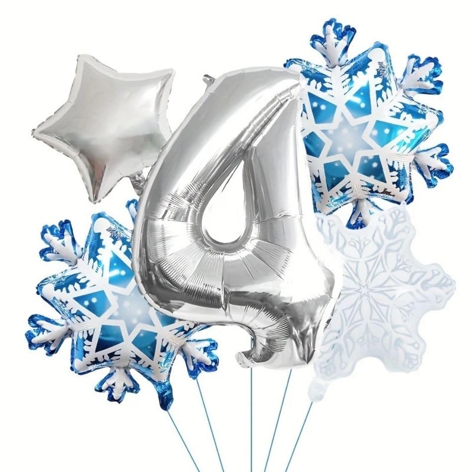 Kartanesi 4 Yaş Rakam Folyo Balon Set