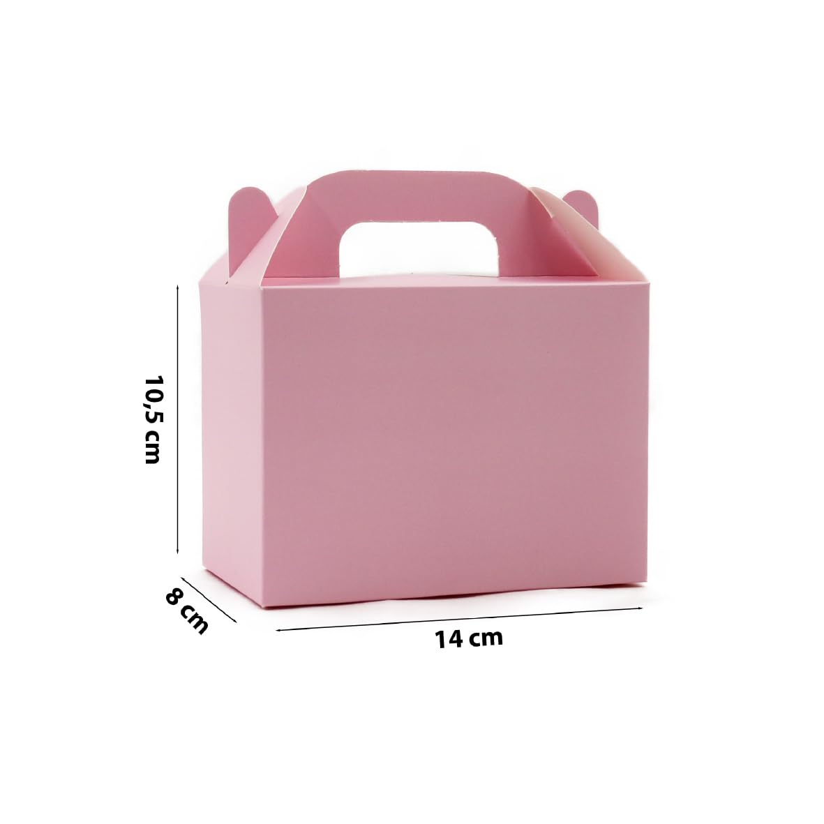 10x14 CM Karışık Renk El Geçme Hediye Kutusu (3'lü Set)