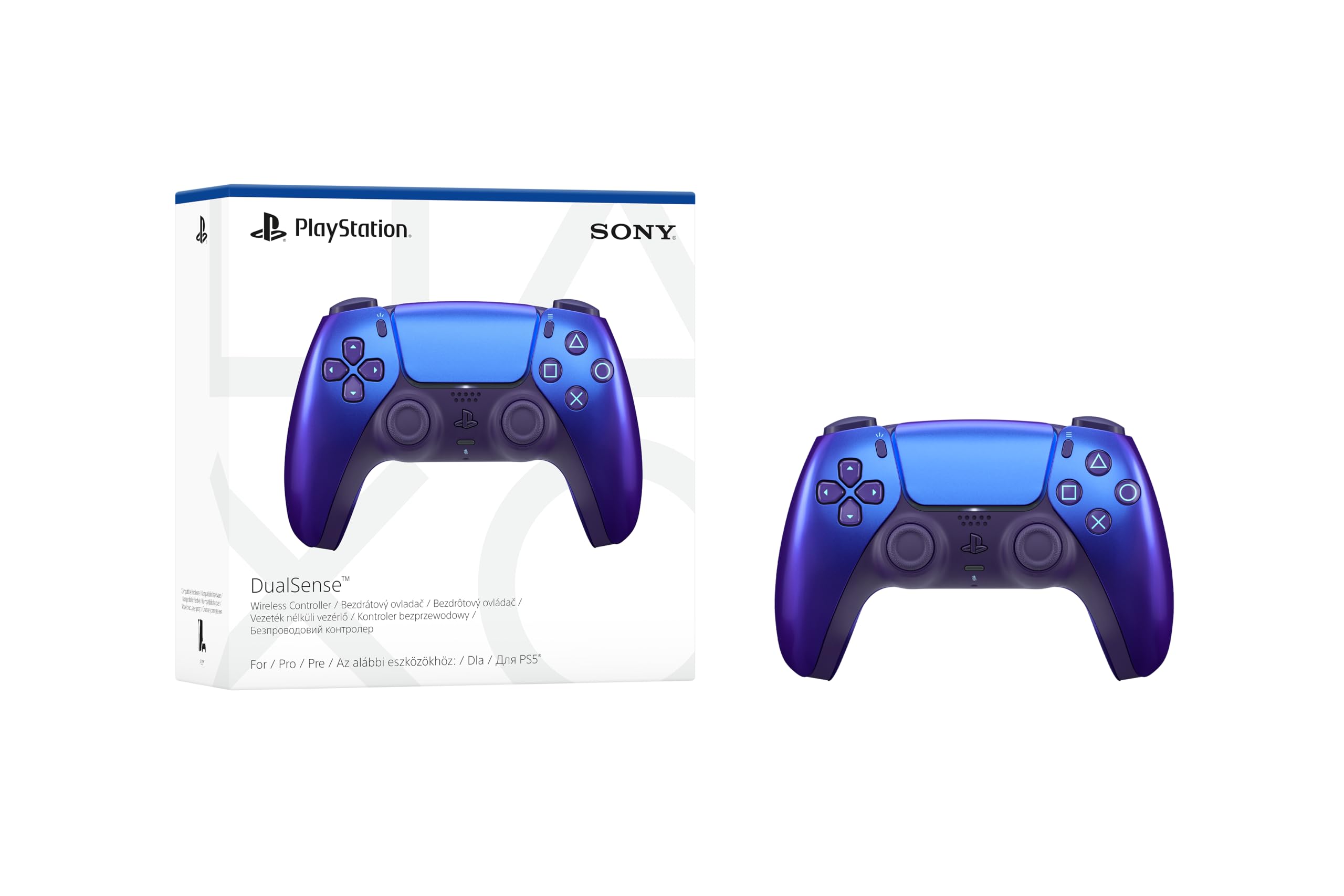 Sony PlayStation 5 DualSense Wireless Controller Oyun Kolu - Chroma Indigo (Bilkom - Resmi Distribütör Garantili)