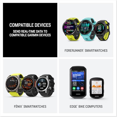 Garmin HRM 600 Premium kalp atış hızı monitörü, doğru nabız ve HRV verileri, koşu dinamiği, bağımsız aktivite kaydı, XS-S