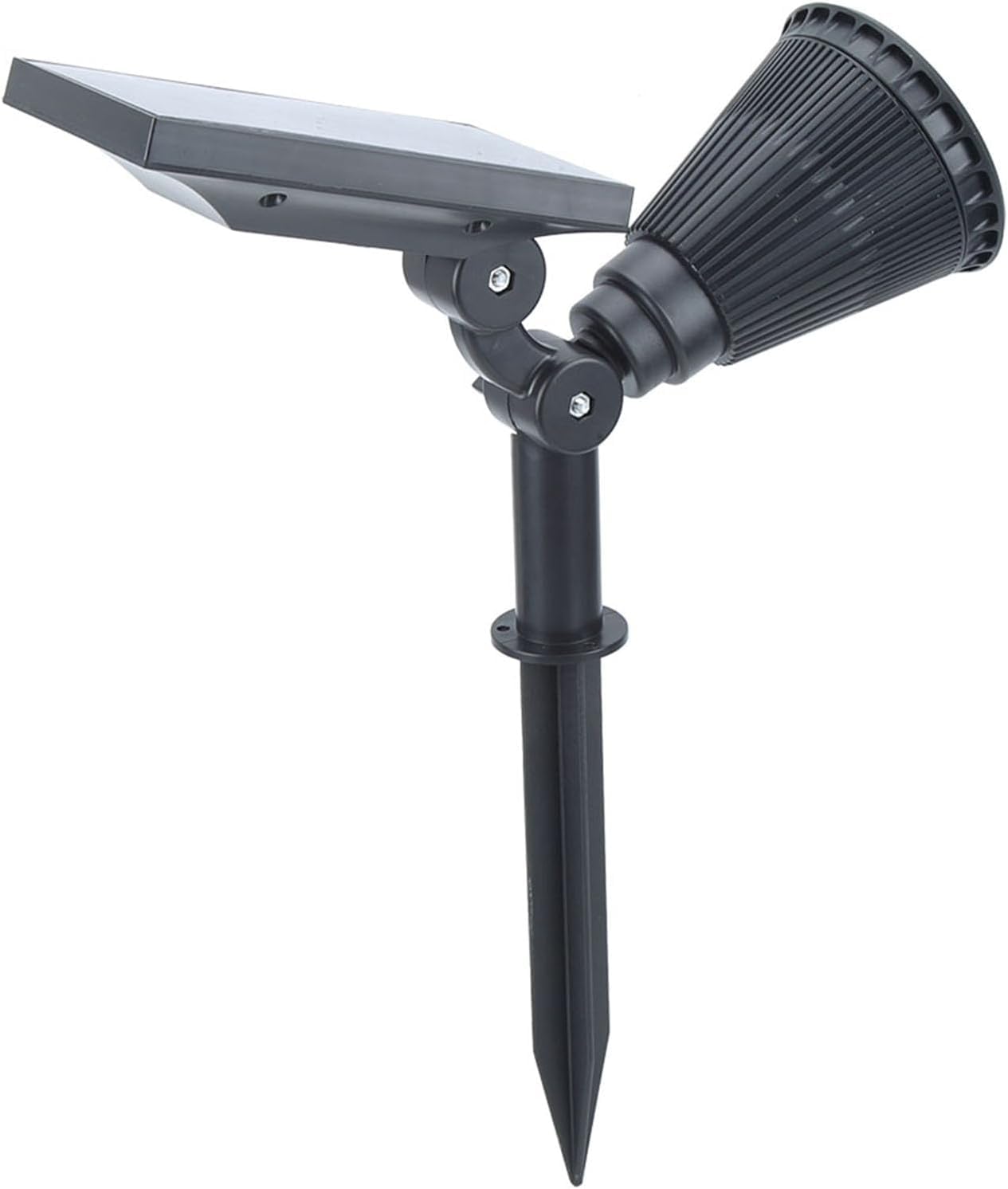 Forlife Yeşil 18 LED Spot Güneş Enerjili Bahçe Aydınlatma Lambası, Fotoselli, Spike Aplik, 18W Su Geçirmez Dış Mekan Solar Lamba, Ağaç, Veranda, Garaj, Havuz, Duvar Ve Zemin Montajına Uygundur 42 CM