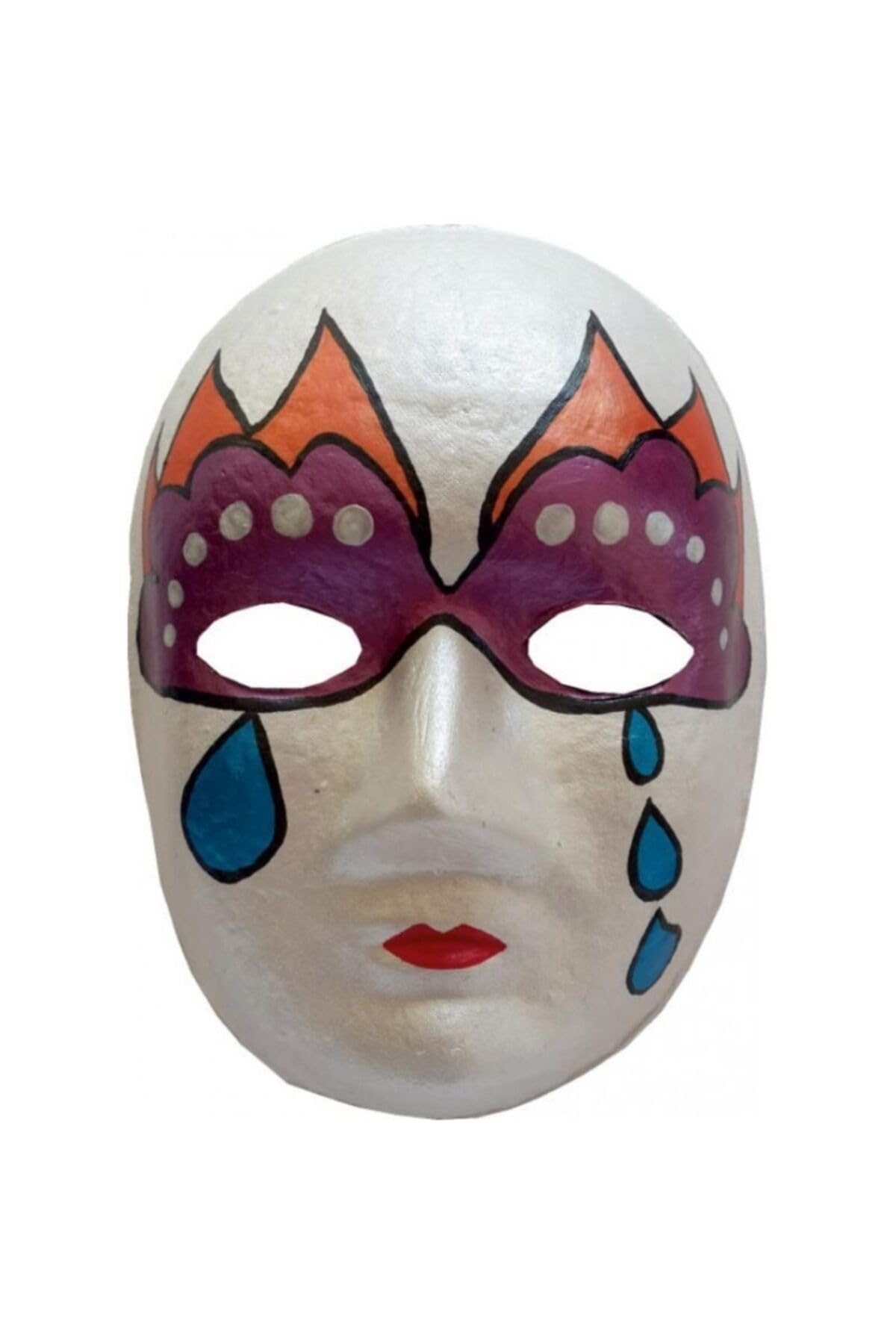 Hobialem Maske Boyama Seti, Eğitici Maske Boyama, 6 Lı Boya Maske Ve Fırça, Eğlenceli Aktivite