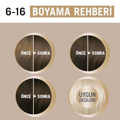 Schwarzkopf Creme Supreme Saç Boyası 6-16 Küllü Soğuk Açık