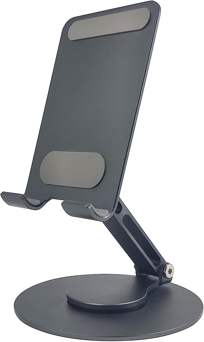 Katlanabilir Telefon Tablet Tutucu Stand – 360° Dönebilen, Ayarlanabilir Yükseklik, Kaymaz Tabanlı, Hafif ve Taşınabilir Evrensel Cihaz Standı