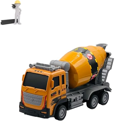 Uzaktan Kumandalı Şarjlı Full Fonksiyon Işıklı İnşaat Makineleri 27 Mhz 1:16 Ölçek (Beton Mikseri)