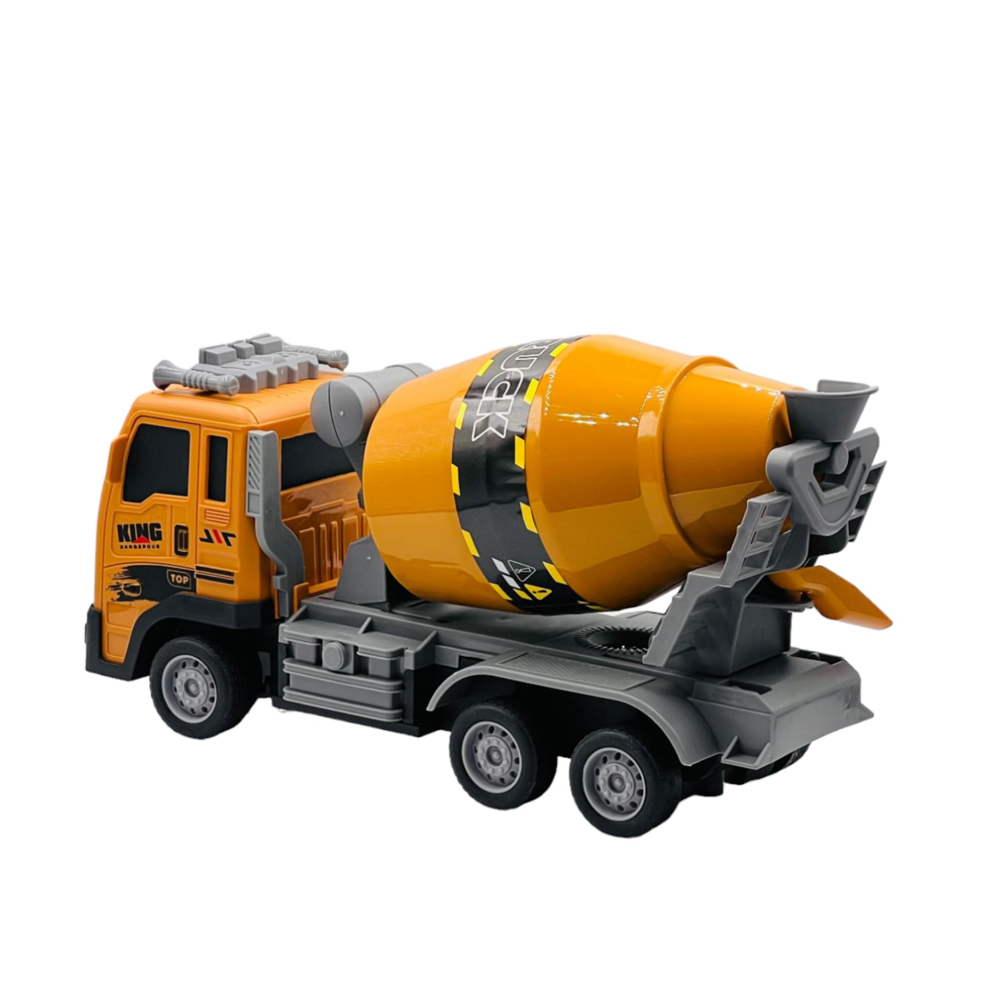 Uzaktan Kumandalı Şarjlı Full Fonksiyon Işıklı İnşaat Makineleri 27 Mhz 1:16 Ölçek (Beton Mikseri)